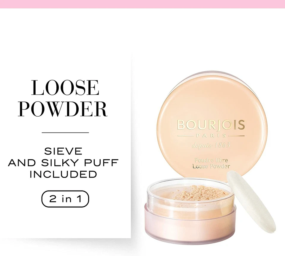 BOURJOIS Loose Flawless Matte Finish Long Lasting Face Powder 32g -  Beige *NEW* - Image 2 of 2