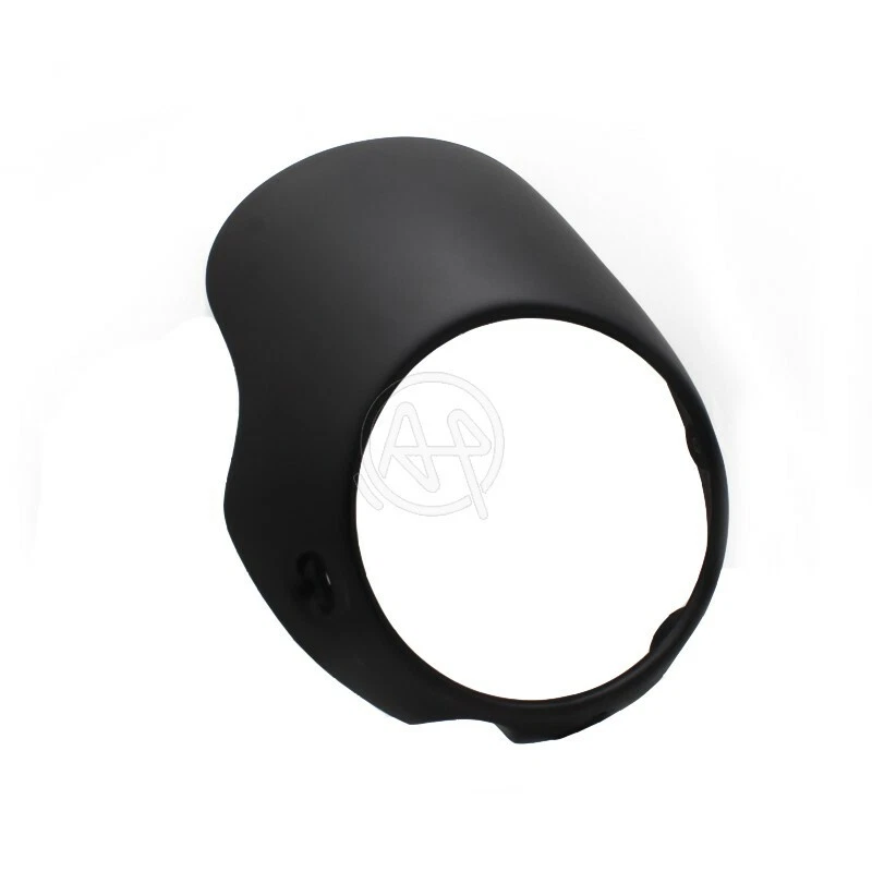 Matt Motorcycle Headlight Flyscreen Head Windshield For Triumph Bonneville T100 - Image 3 of 4