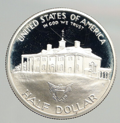 1982 George Washington Commemorative Proof Silver Half Dollar USA