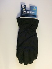 NWT Isotoner SLEEKHEAT Mens Black SmartTouch, SmartDri Gloves Retail 56