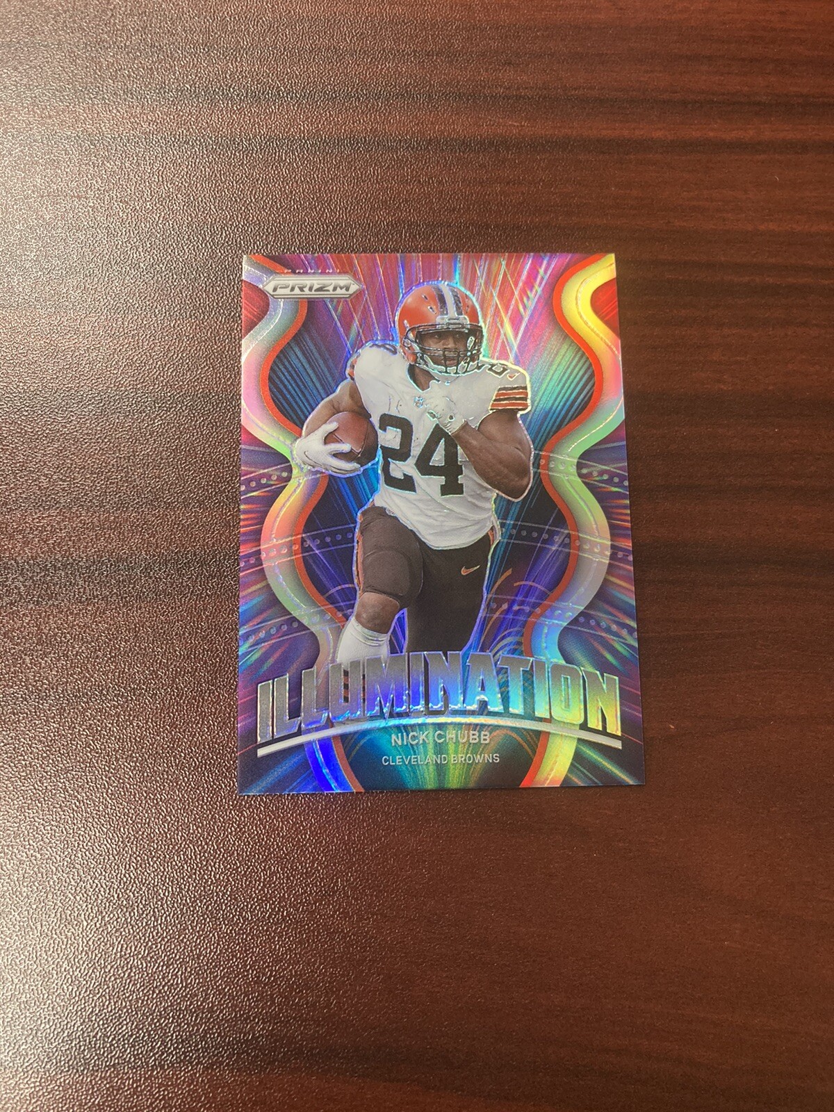 2021 Prizm Nick Chubb Illumination SSP #I-28