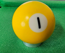 VTG Replacement Billiard Pool Ball 2 1/4" Diameter Standard  1 Solid Yellow 