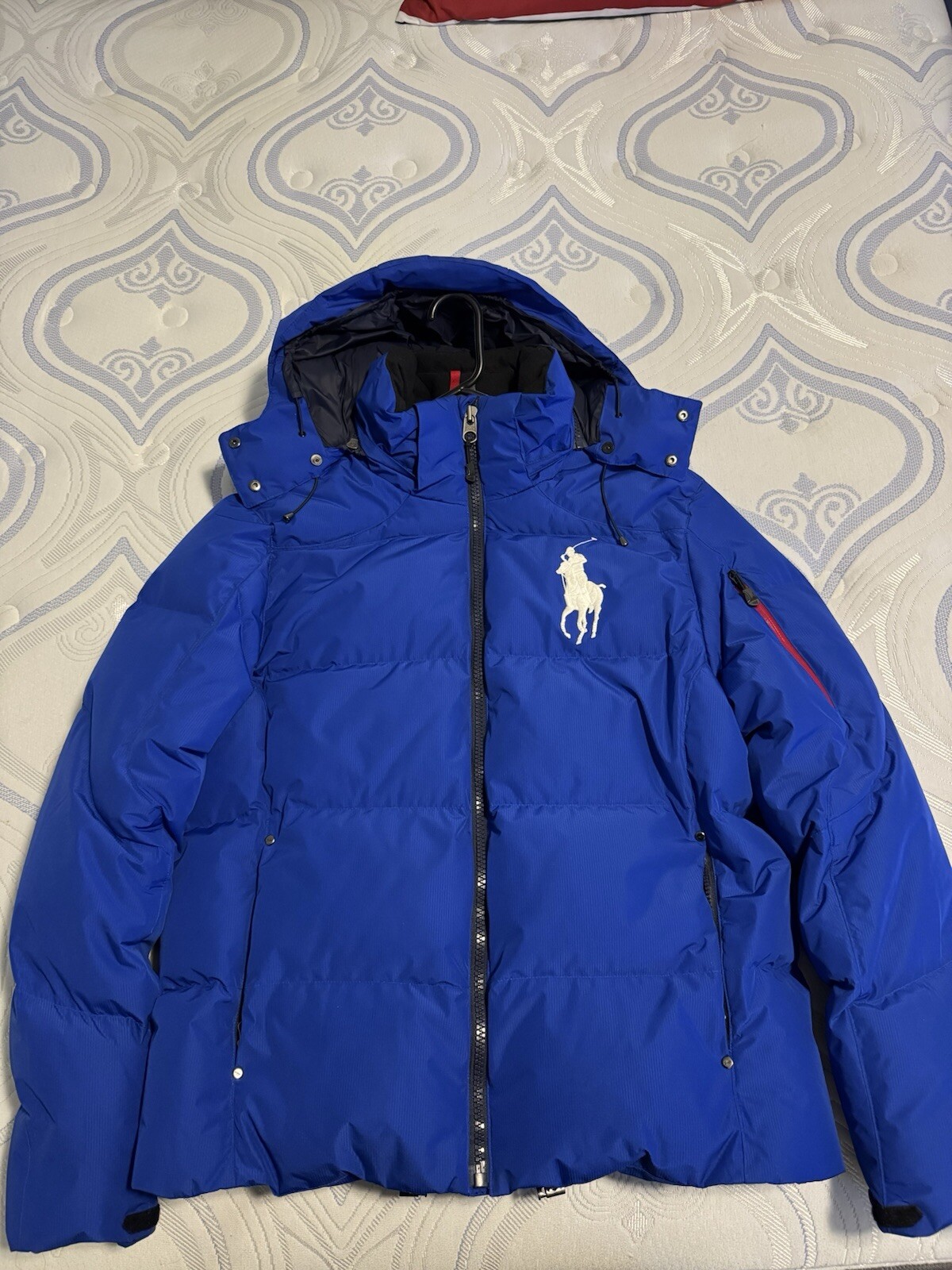Giubbotto giacca piumino uomo Polo Ralph Lauren Big Pony nuovo con etichette taglia L