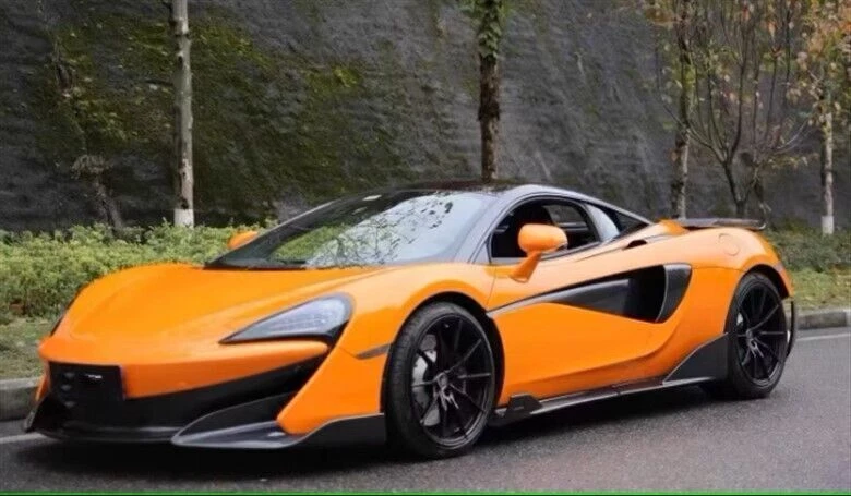 Para McLaren 570S 540C 570GT FIBRA DE CARBONO Falda Lateral PARAGOLPES DIVISOR DE LABIOS DIFUSOR Foto 4 de 4