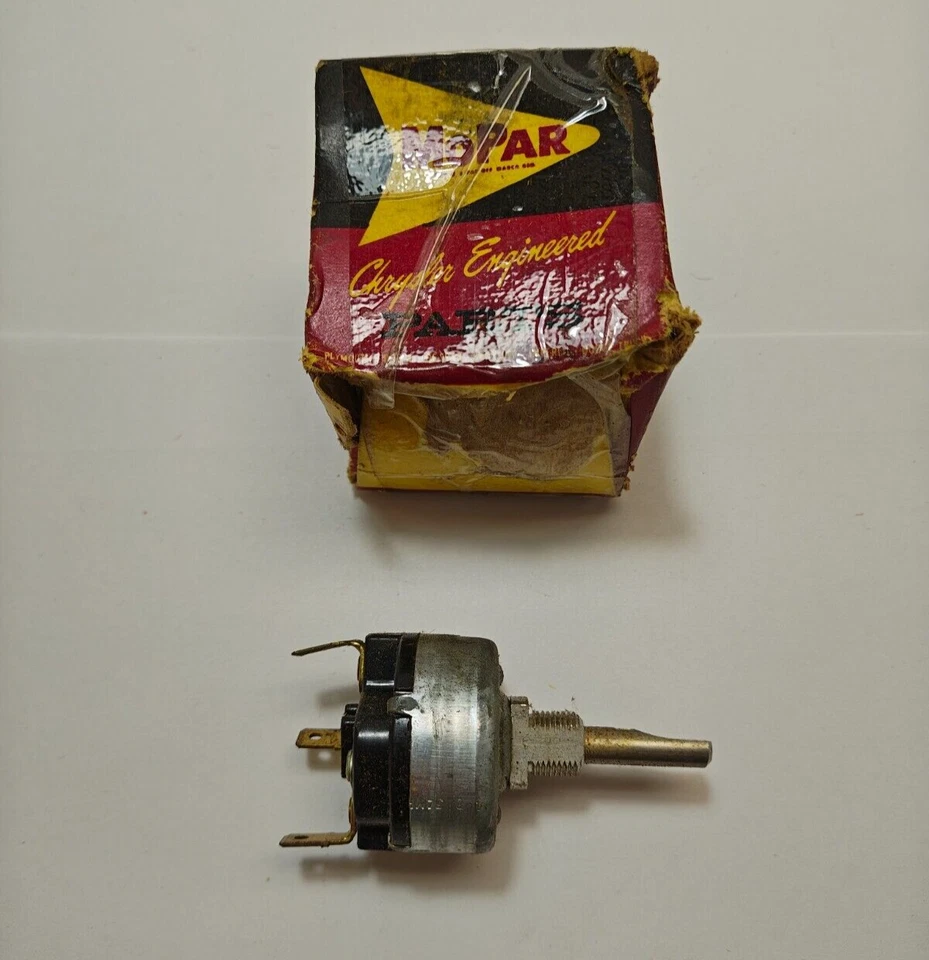 Interruptor de control de limpiaparabrisas de una sola velocidad Plymouth Savoy Belvedere 1959 1879266 nuevo en stock Foto 3 de 4