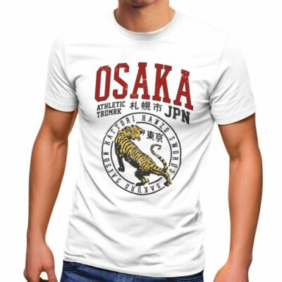 Herren T-Shirt Japan Osaka Tiger Athletic Hattori Hanzo Asien Style Fashion