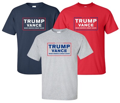 ''Trump Vance'' T-Shirt maga make america great again president election freedom