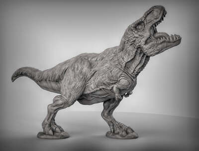 Gefiederter Tyrannosaurus Dinosaurier Resin Modell für Dungeons & Dragons | Board RPGs