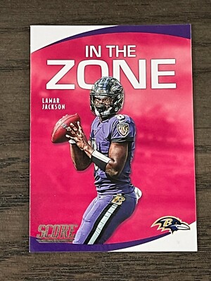 2020 Score In The Zone Lamar Jackson #IZ-LJ Baltimore Ravens (C)