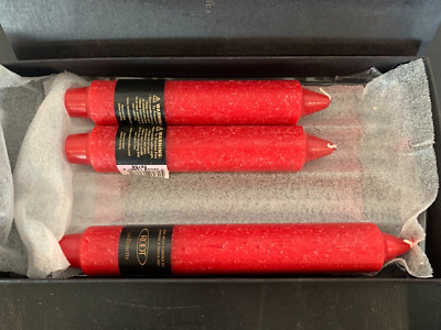 ROOT Premium Collenette Candles, Red, (1) 9'' x 1 1/4'', (2) 7'' x 1 1/4''.  Mixed