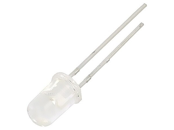 5X 7343-2SURC/S400-A8 Led 5Mm Rot 1600Mcd 20° 20Ma 2,4V Front: GewöLbt Everlight-image