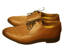 Cole Haan Men's Size 10M Shoes Hawthorne Plain British Tan Oxford Leather