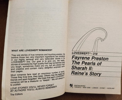 The Pearls of Sharah Vol. 318, Pt. II : Raine's Story by Fayrene Preston (1989) - Picture 4 of 11