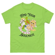 FIND YOUR SOULMATE KERMIT AND MISS PIGGY CARTOON SHIRT