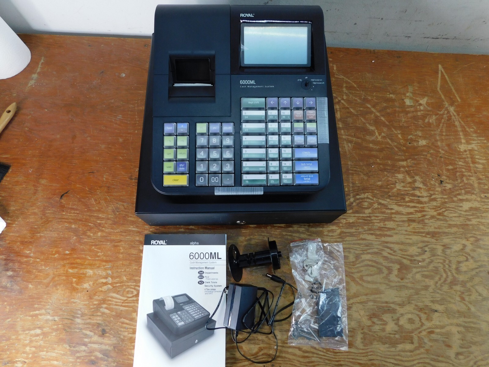 Royal 6000ML Electronic Cash Register, Black eBay