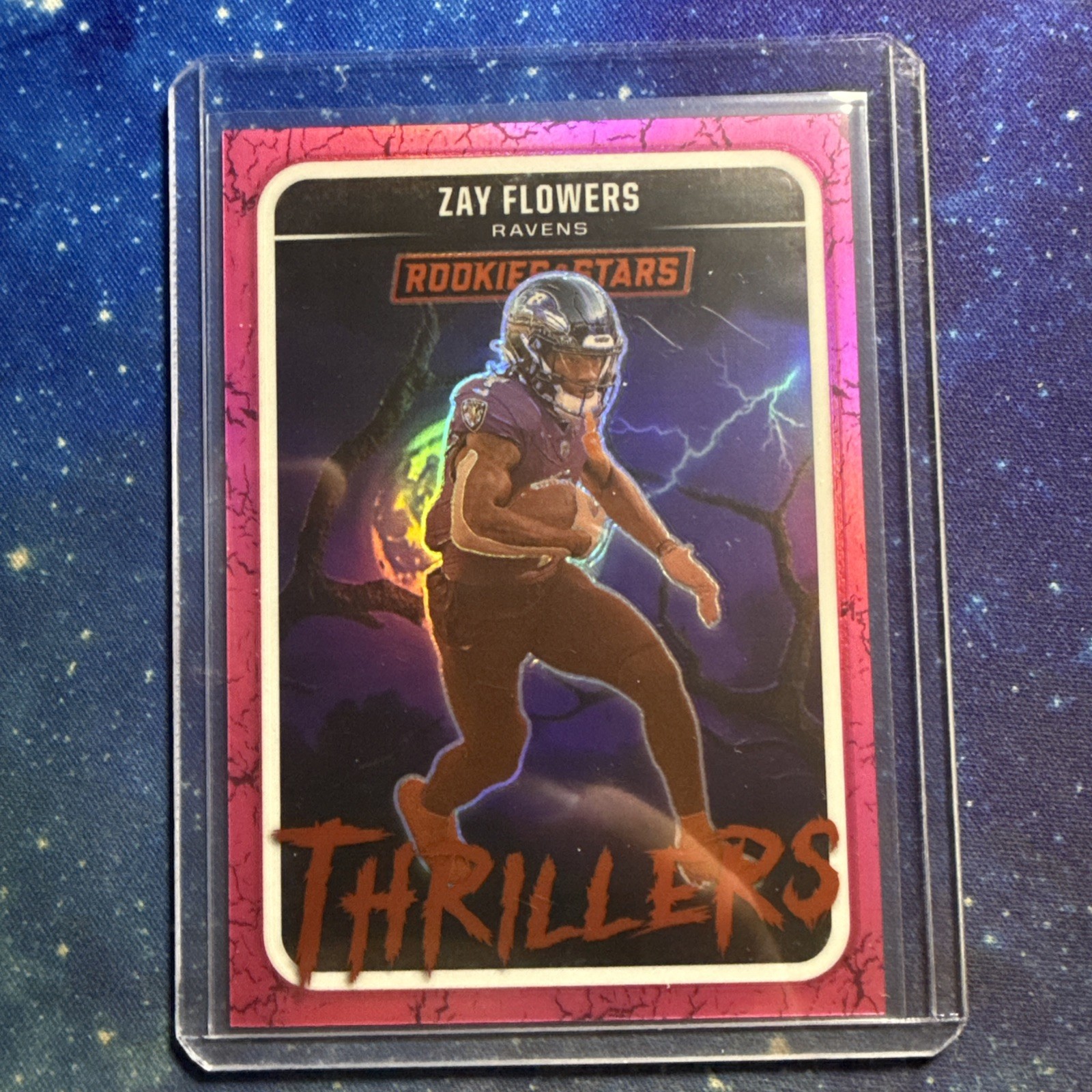 🔥🔥2025 Panini Rookies & Stars - Thrillers Zay Flowers #12 Pink /75