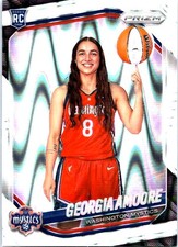 2025 Panini Prizm WNBA #140 Georgia Amoore White Seismic Prizms