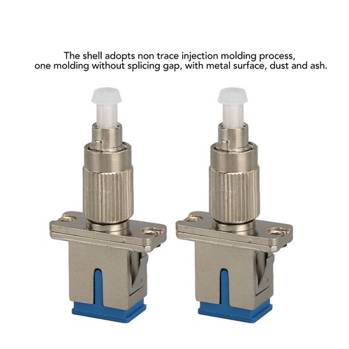 2x FC Male To SC Female Adapter FC UPC Male To SC UPC Female Single Mode Hyb NEW - Afbeelding 4 van 12