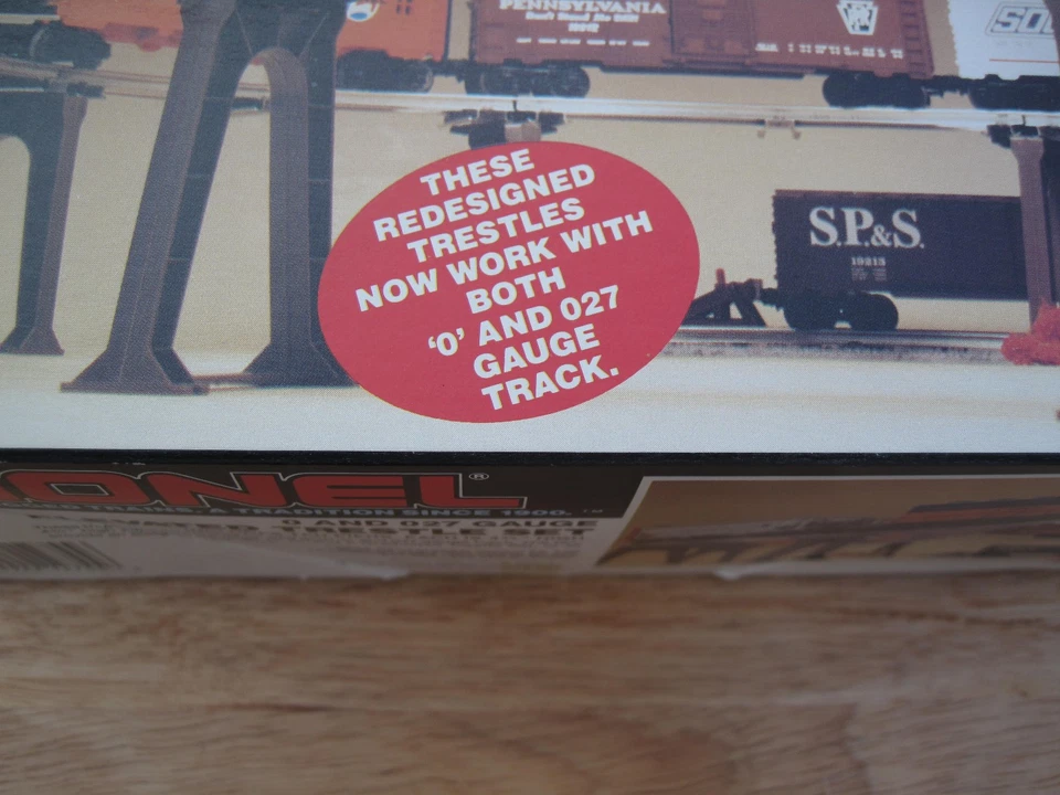 NEW Lionel 6-12755 For O / O-27 Gauge Elevated Trestle Set (Set of 10) - Image 3 of 4