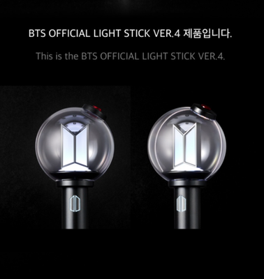 BTS OFFICIAL LIGHT STICK FANLIGHT ARMY BOMB VER.4 New | eBay