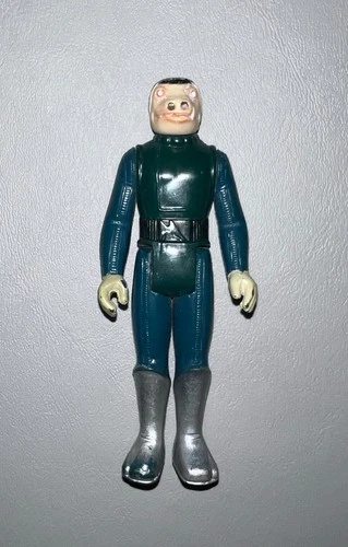 1978 Vintage Blue Snaggletooth Action Figure Star Wars Toe Dent Kenner Original