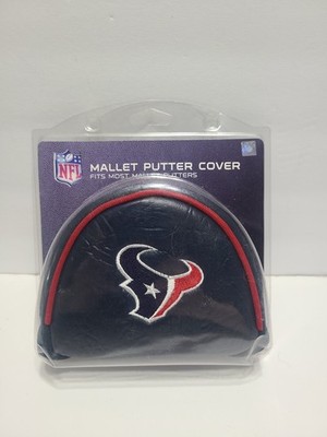 HOUSTON TEXANS- NFL Embroidered Mallet Putter Cover, Team Golf - NEW