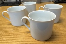 Set Of 4 Dansk Tapestries Winter White Jack Lenor Larsen Small Cups Mugs Japan