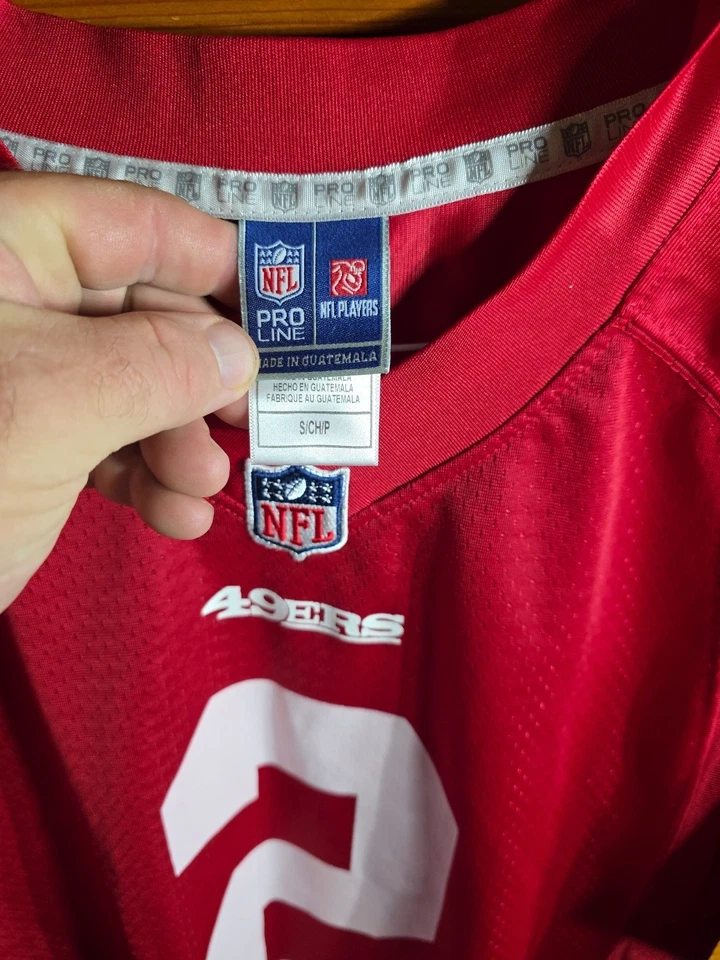 旧金山 49 人队 Blaine Gabbert 红色 NFL 职业队球衣 S 码 — 第 3/4 张图片