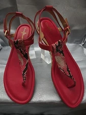 Women's "COLE HAAN" Size 9.5 Strappy Thong Sandal Style A-13D40044