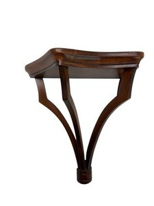 Vintage Wooden Corbel Shelf  - 8"x4" Top, 9" tall - Y6