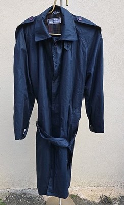 Imper Trenchcoat YVES SAINT LAURENT Gr. 48 Schottisches Futter Vintage 80er