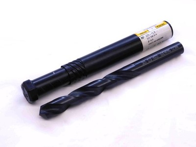 GUHRING 12.9mm BLACK OXIDE COATED HSCO TWIST DRILL BIT 52388 3 1/2 LOC 6'' OAL