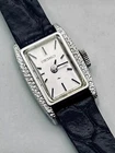 Vtg New 1971 SEIKO Tank Women's 24mm Mechanical Watch 14K Gold Plated 17 Jewels