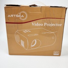Mini Projector 1080P HD Portable Home Theater HDMI USB AV Auto Keystone