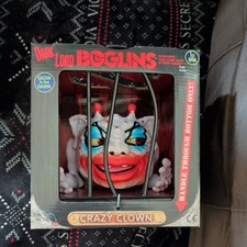 Boglins Dark Lord Crazy Clown 1st Edition GITD Puppet Toy Tri-Action Toys NRFB