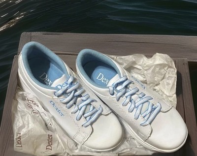 Dexter Raquel V JR Unisex Youth Bowling Shoes White/Blue Size 1 Sport