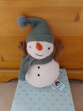 Jellycat. Maddy Snowman. Retired Christmas. Brand New With Tags