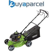 Draper 08671 Steel Deck Petrol Lawn Mower, 410mm, 132cc/3.3HP
