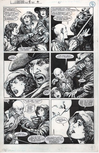 Eternal Warrior/ Archer & Armstrong 8 p4 by Barry Windsor-Smith. Valiant 1993