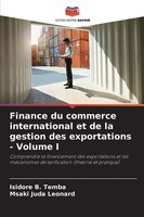 Isidore B. Temba (U. A.) | Finance Du Commerce International Et De La Gestion...