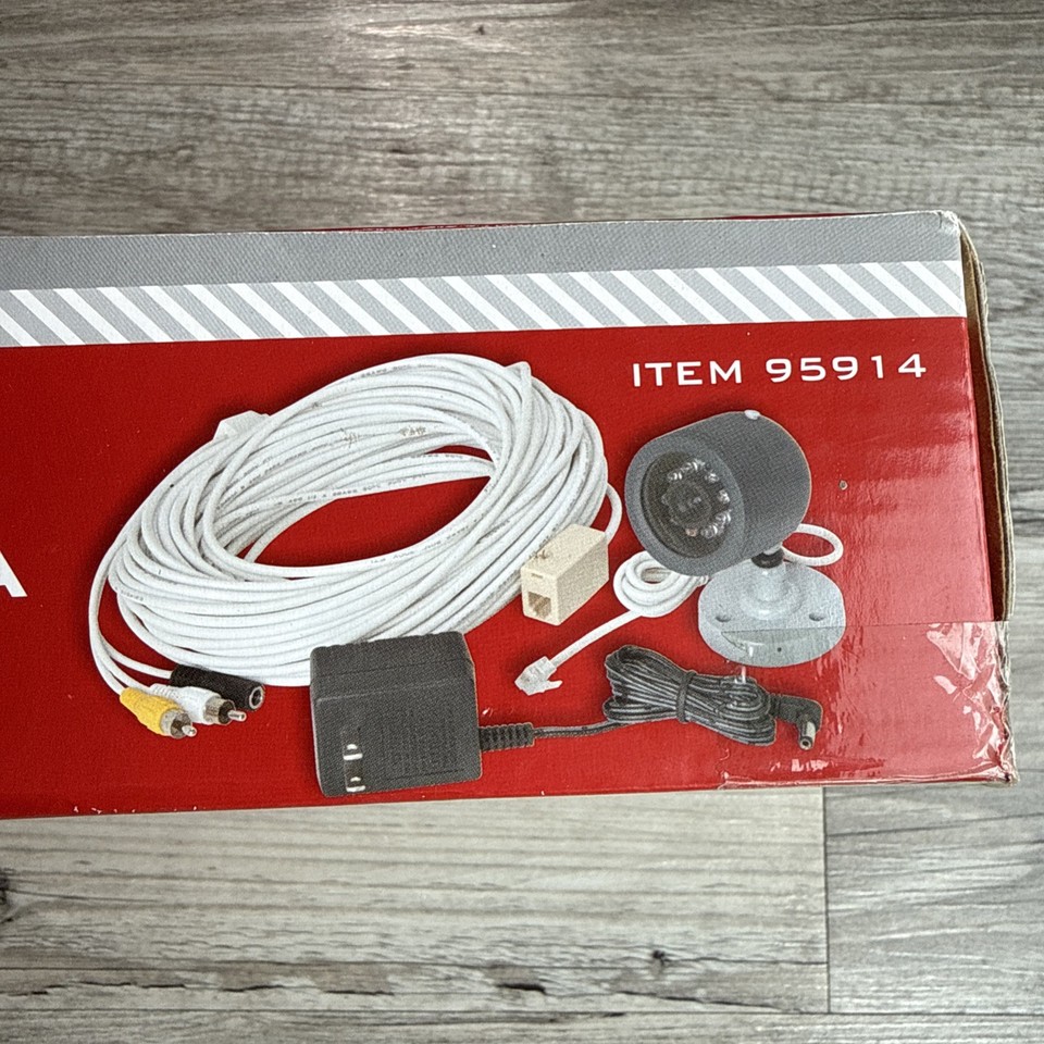 Bunker Hill Security CCTV Wired Color Camera Night Vision Mic ...