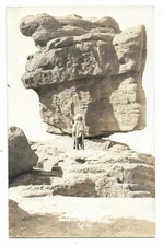 Native American Seda-Pee Indian Chief Colorado Springs Balanced Rock RPC