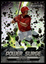 2022 Panini Prizm Draft Picks Power Surge Silver Prizm Hao-Yu Lee Philadelphia