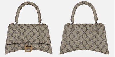 Balenciaga X Gucci Hacker Project Hourglass Bag