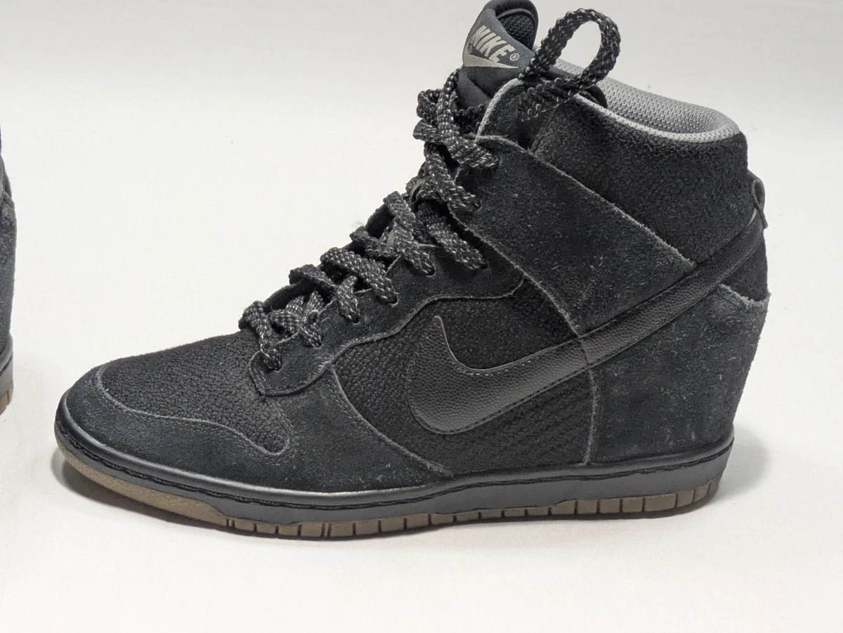 Nike Dunk Sky Hi Essential Black Gum W | eBay