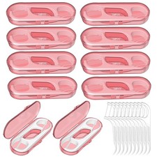 10 Pack Flosser Dispenser Dental Floss Case, Mini 1 Count Pack of 10 , Pink