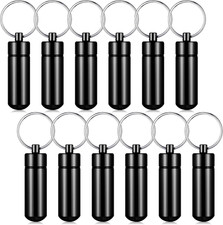 Mini Keychain Pill Holder Pocket Pill Case 12PCS