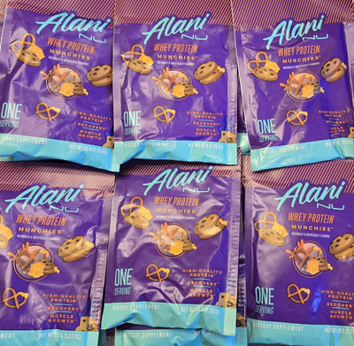 (30) Alani Nu PROTEIN Powder Go Packs (30 Serving) Munchies Flavor BEST BY 9/25 