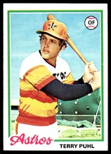 Terry Puhl 1978 Topps #553 Houston Astros MLB READ FREE SHIPPING AutographDen