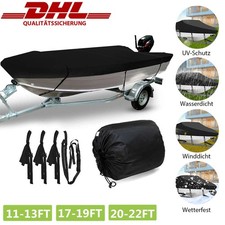 210D Bootspersenning Bootsabdeckung Abdeckplane V-Rumpf Wasserdicht-Cover 11-22"